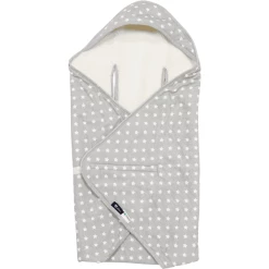 Alvi® Einschlagdecke Stars Silber 80 X 80 Cm