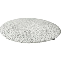 Alvi Krabbeldecke Rund Petit Fleurs Grün/weiß Ø100cm