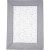 Alvi Krabbeldecke Sterne Silbergrau Exklusiv 100 X 135 Cm