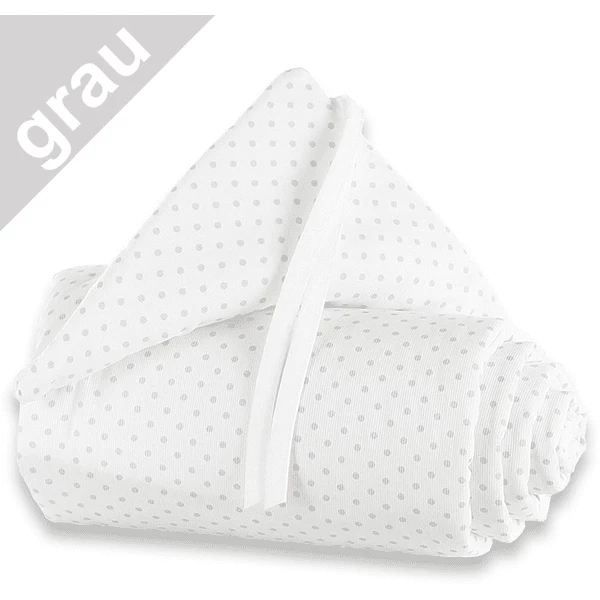 Babybay Nestchen Piqué Maxi Punkte Perlgrau 168 X 24 Cm 3 Babybay Nestchen Piqué Maxi Punkte Perlgrau 168 X 24 Cm