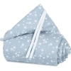 Babybay® Nestchen Piqué Original Azurblau Sterne Weiß 144x25 Cm -Alvi Shop babybay nestchen pique original azurblau sterne weiss 144x25 cm a204532