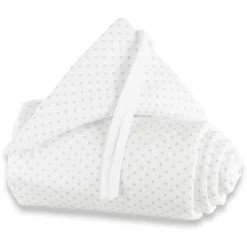 Babybay® Nestchen Piqué Original Punkte Perlgrau 144x25 Cm