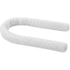 Babybay® Nestchenschlange Piqué Perlgrau Punkte Weiß
