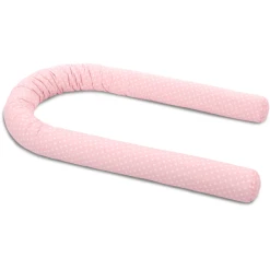 Babybay Nestchenschlange Rose Sterne Weiß 180 Cm