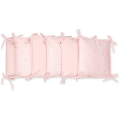 BEMINI Bettnestchen Pady Jersey + Jersey Gold Dots Print