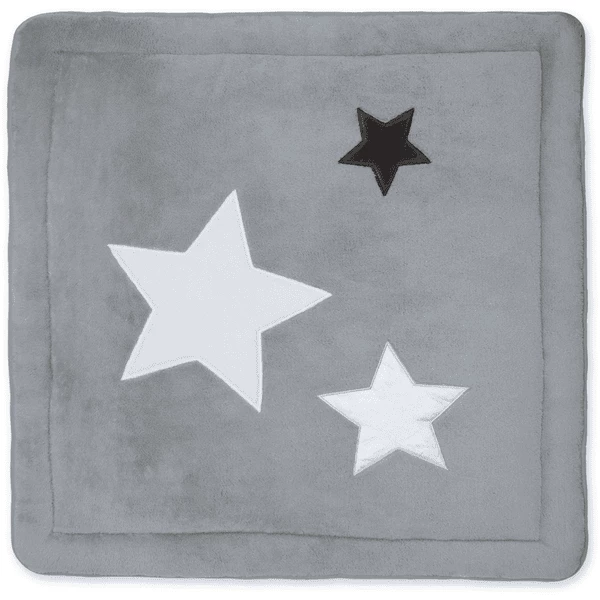 BEMINI Laufstalleinlage Krabbeldecke Pady Softy + Terry Little Stars Print Grizou 3 BEMINI Laufstalleinlage Krabbeldecke Pady Softy + Terry Little Stars Print Grizou