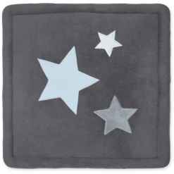 BEMINI Laufstalleinlage Krabbeldecke Pady Softy + Terry Little Stars Print Pingu