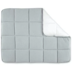 BEMINI Laufstalleinlage Krabbeldecke Pady Tetra Jersey + Jersey Grizou