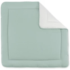 BEMINI Laufstalleinlage Krabbeldecke Pady Waffle + Jersey Bio Lunar