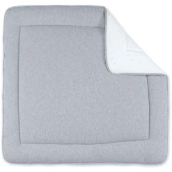 BEMINI Laufstalleinlage Krabbeldecke Pady Waffle + Jersey Bio Mix Grey