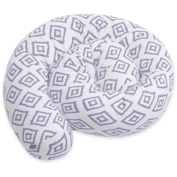 Emma & Noah Bettschlange Rauten Blau 3 Emma & Noah Bettschlange Rauten Blau