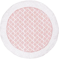 Emma & Noah Krabbeldecke Rund Rosa 100 Cm