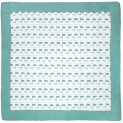 Emma & Noah Krabbeldecke Wal Blau 120 X 120 Cm