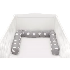 Fillikid Bettwurm Sterne 190 Cm Grau