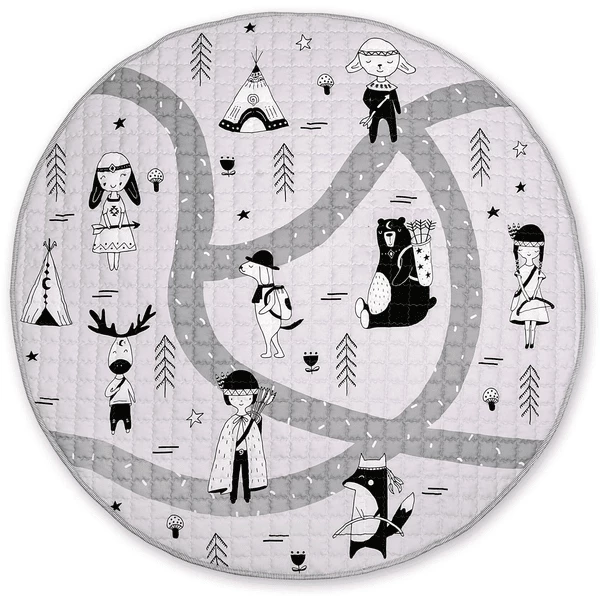 Hakuna Matte Gesteppte Krabbeldecke - Kleine Entdecker 3 Hakuna Matte Gesteppte Krabbeldecke - Kleine Entdecker