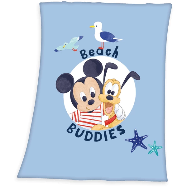 HERDING Microfaserflauschdecke Disney’s Mickey Mouse Beach Buddies 75x100 Cm 3 HERDING Microfaserflauschdecke Disney’s Mickey Mouse Beach Buddies 75x100 Cm