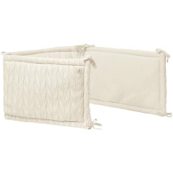 Jollein Bettumrandung/Laufgitterumrandung Spring Knit 180 X 35 Cm - Ivory