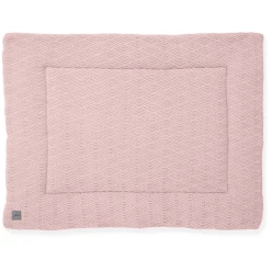 Jollein Krabbeldecke River Knit Pale Pink 80x100 Cm