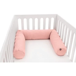 JULIUS ZÖLLNER Nestchenschlange Waffelpiqué Blush 180 Cm