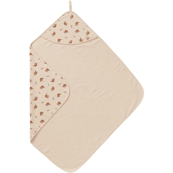 Noppies Badecape Printed Duck Baby Hooded Towel Indian Tan 3 Noppies Badecape Printed Duck Baby Hooded Towel Indian Tan