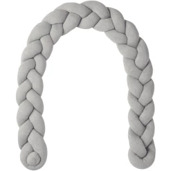 Nordic Coast Company Nestchenschlange Geflochten Jersey Grau