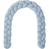 Nordic Coast Company Nestchenschlange Geflochten Jersey Hellblau