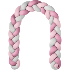 Nordic Coast Company Nestchenschlange Geflochten Trio Rosa/beere/grau