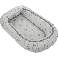 Odenwälder ODENWÄLDER Wende-BabyNest Happy Giraffe Powder Love