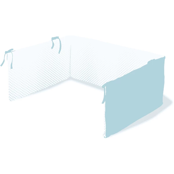 Pinolino Nestchen Für Kinderbetten Running Stars Hellblau 3 Pinolino Nestchen Für Kinderbetten Running Stars Hellblau