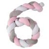 Plastimyr Ziergeflecht Twist 200cm In Grau/rosa/weiß