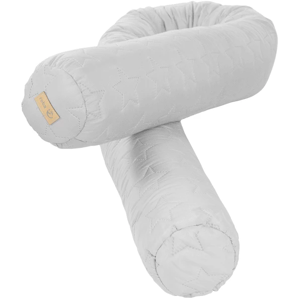 Roba Bettschlange Style Silbergraue Sterne 3 Roba Bettschlange Style Silbergraue Sterne