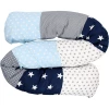 Ullenboom Baby-Bettschlange Blau Hellblau Grau 160 Cm