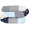 Ullenboom Baby-Bettschlange Blau Hellblau Grau 200 Cm