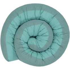 Ullenboom Baby-Bettschlange Waffelpiqué Salbeigrün 200 Cm