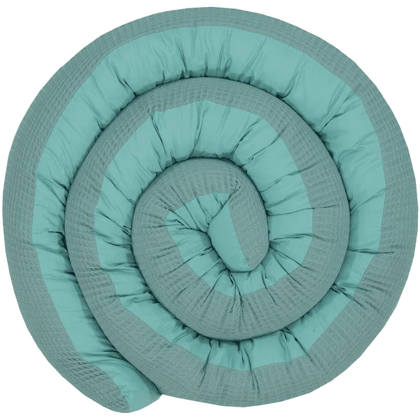 Ullenboom Baby-Bettschlange Waffelpiqué Salbeigrün 300 Cm 3 Ullenboom Baby-Bettschlange Waffelpiqué Salbeigrün 300 Cm
