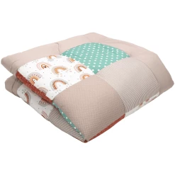 Ullenboom Krabbeldecke & Laufgittereinlage 100X100 Cm Regenbogen