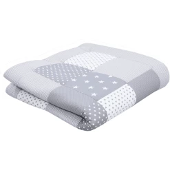 Ullenboom Krabbeldecke & Laufgittereinlage 120X120 Cm Graue Sterne