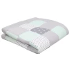 Ullenboom Krabbeldecke & Laufgittereinlage 140X140 Cm Mint Grau