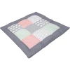 Ullenboom Krabbeldecke & Laufgittereinlage 80X80 Cm Blau Elefant Mint Rosa