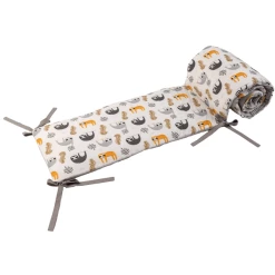 Ullenboom Nestchen Für Babybett Grau Faultier 210 X 30 Cm